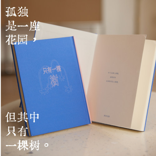 原创设计布面空白手账本孤独花园