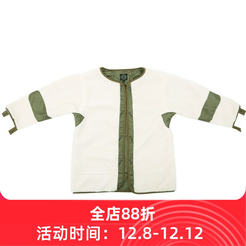 羊羔毛内胆秋冬厚款风衣M51脱卸