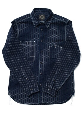 C.D.P.  赤耳菱形格拔染 