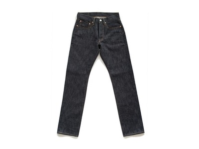 修身直筒牛仔裤原色赤耳47年代