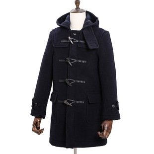 渔夫大衣 C.D.P. 牛角扣大衣 coat 重磅苏格兰纹毛呢 duffle