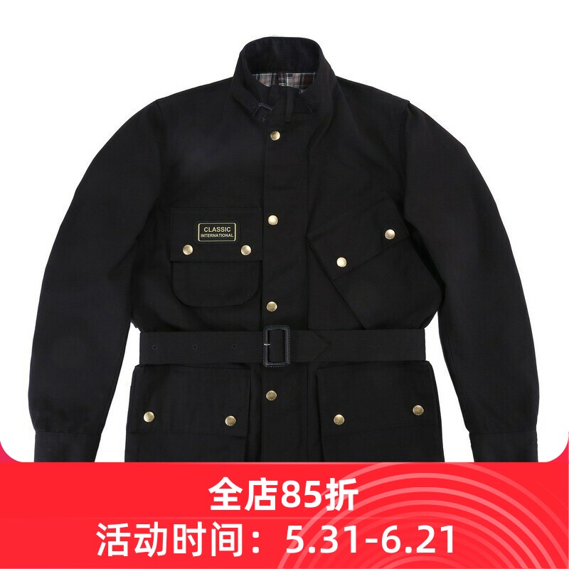 C.D.P. 英伦复古 经典款无蜡 夹棉 四袋机车夹克风衣 防风防水