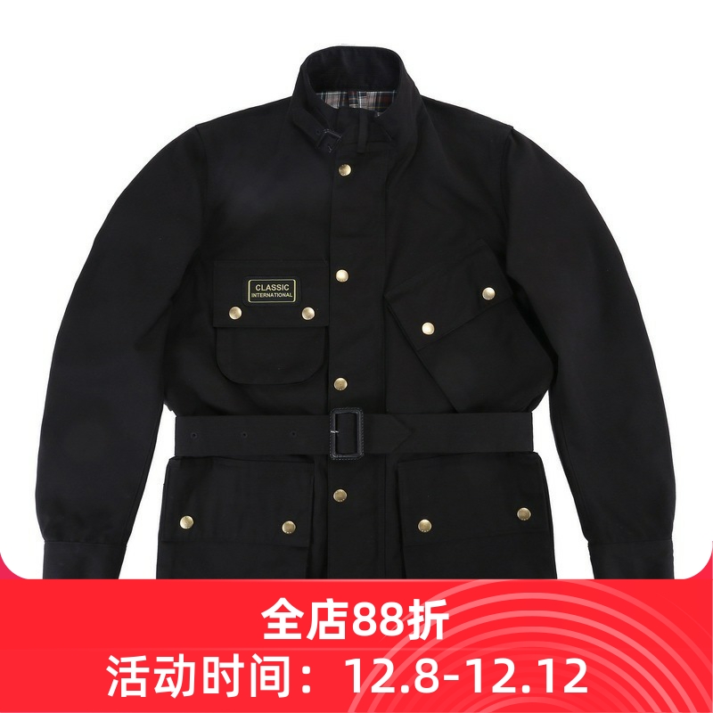 复古防风英伦机车经典款夹克