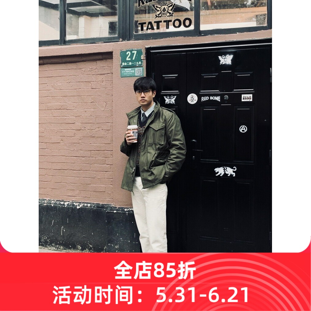 C.D.P.复古服饰 M65夹克 CORDURA  美军连帽外套 阿美咔叽CDP cdp