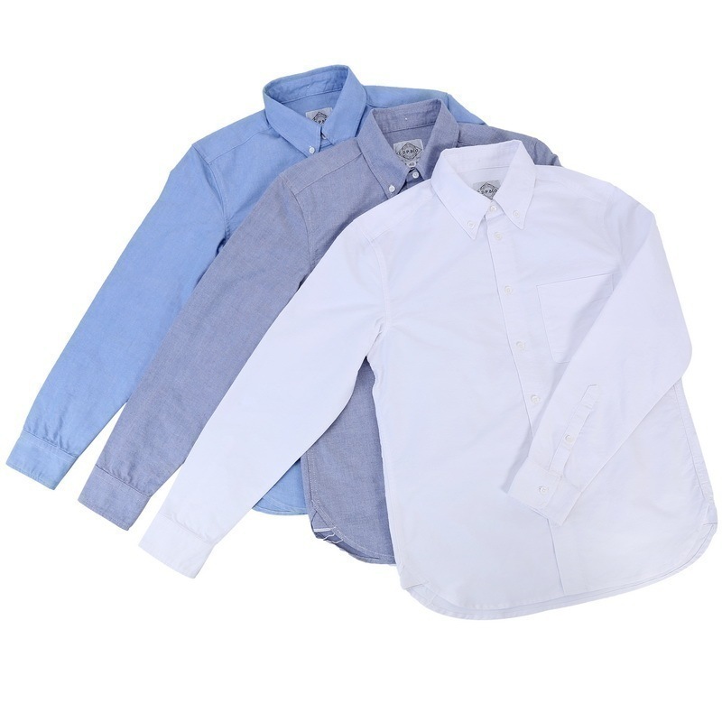 赤耳牛津纺衬衫ivy学院美式复古