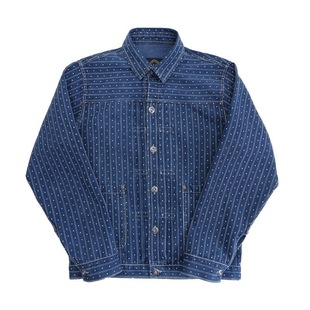 长绒棉短款 WABASH 夹克 赤耳菱形格拔染 C.D.P.