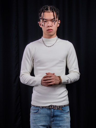 TGFCLUB街头修身针织衫毛衣