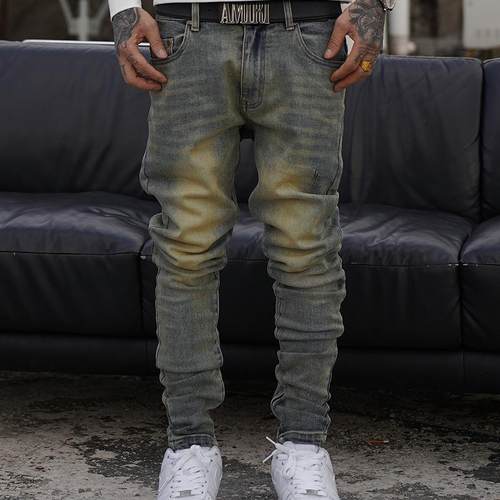 TGFCLUB炒色修身牛仔裤