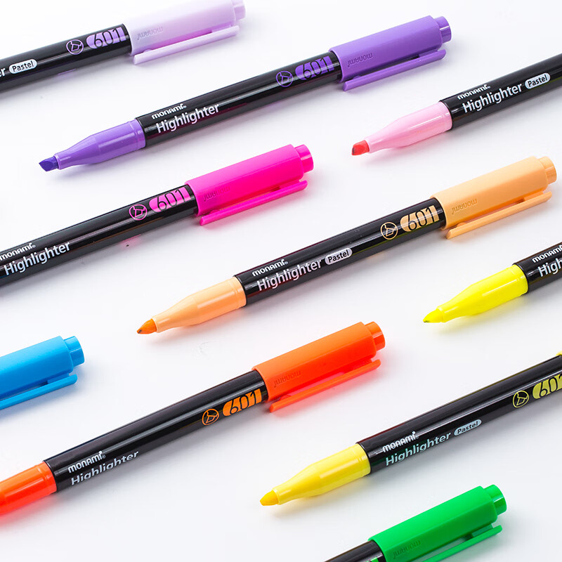 荧光笔醒目划重点标记笔慕那美