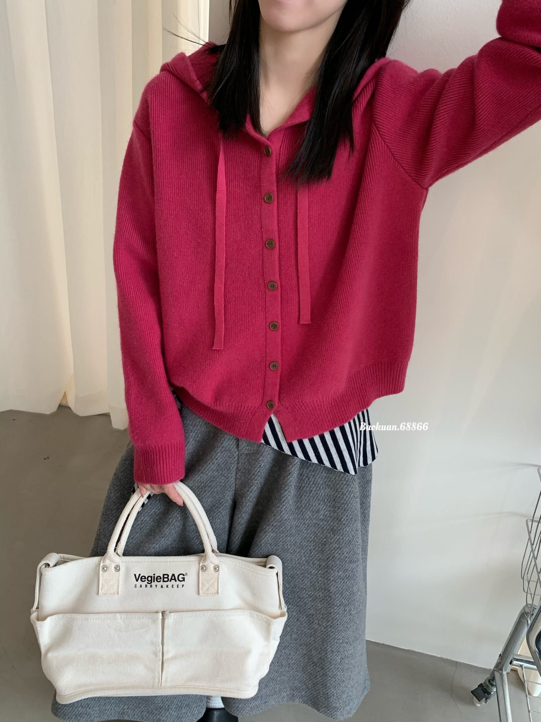 连帽毛衣开衫外套女秋冬季加厚韩系穿搭宽松慵懒风针织衫软糯上衣