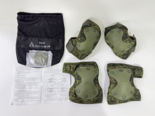 全新俄罗斯公发原品 emr 小绿人 6B51 护膝护肘 2024 年全新套装