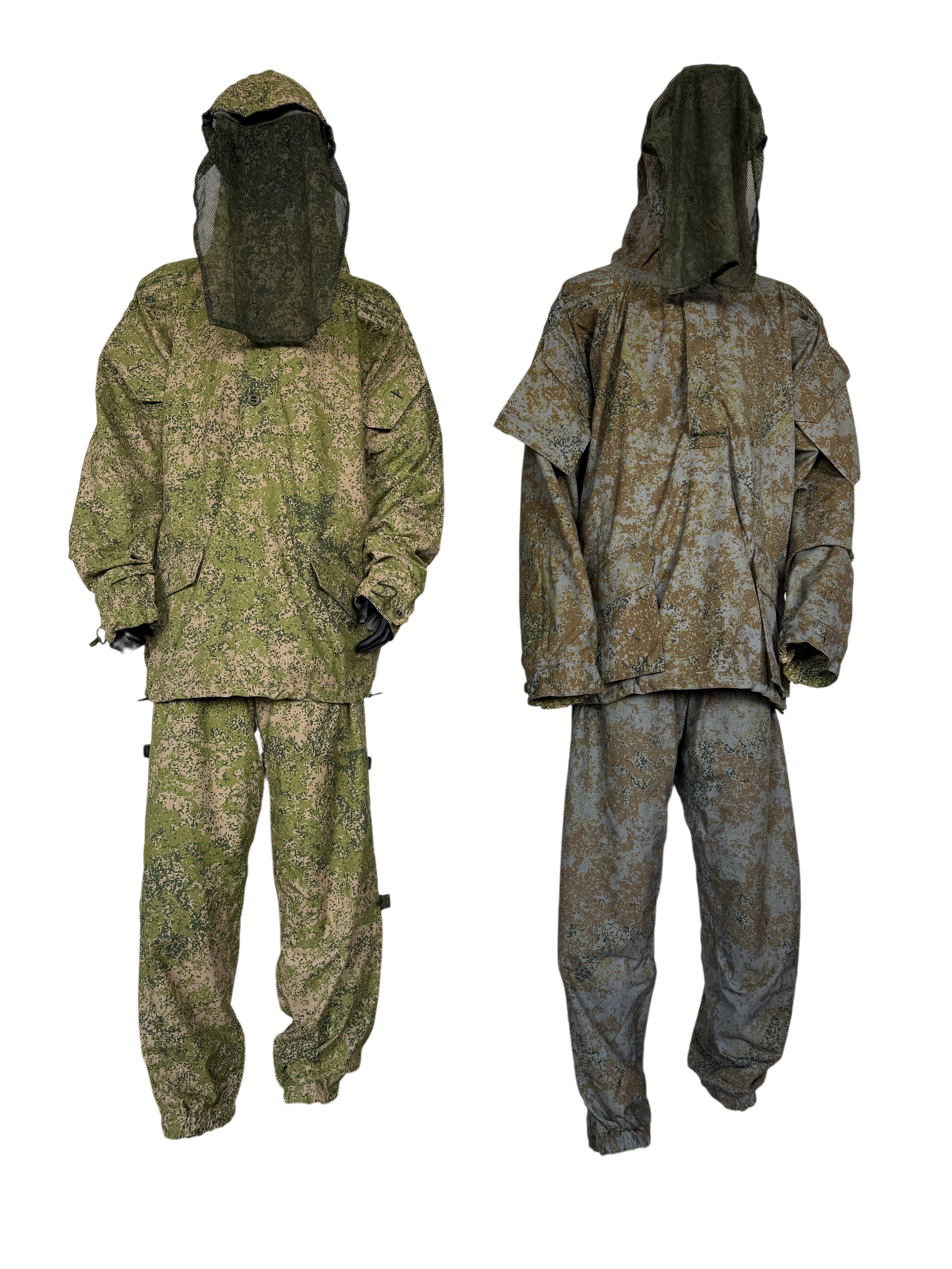 全新2024年俄罗斯公发原品 6sh122 双面伪装罩衣emr迷彩作训套装