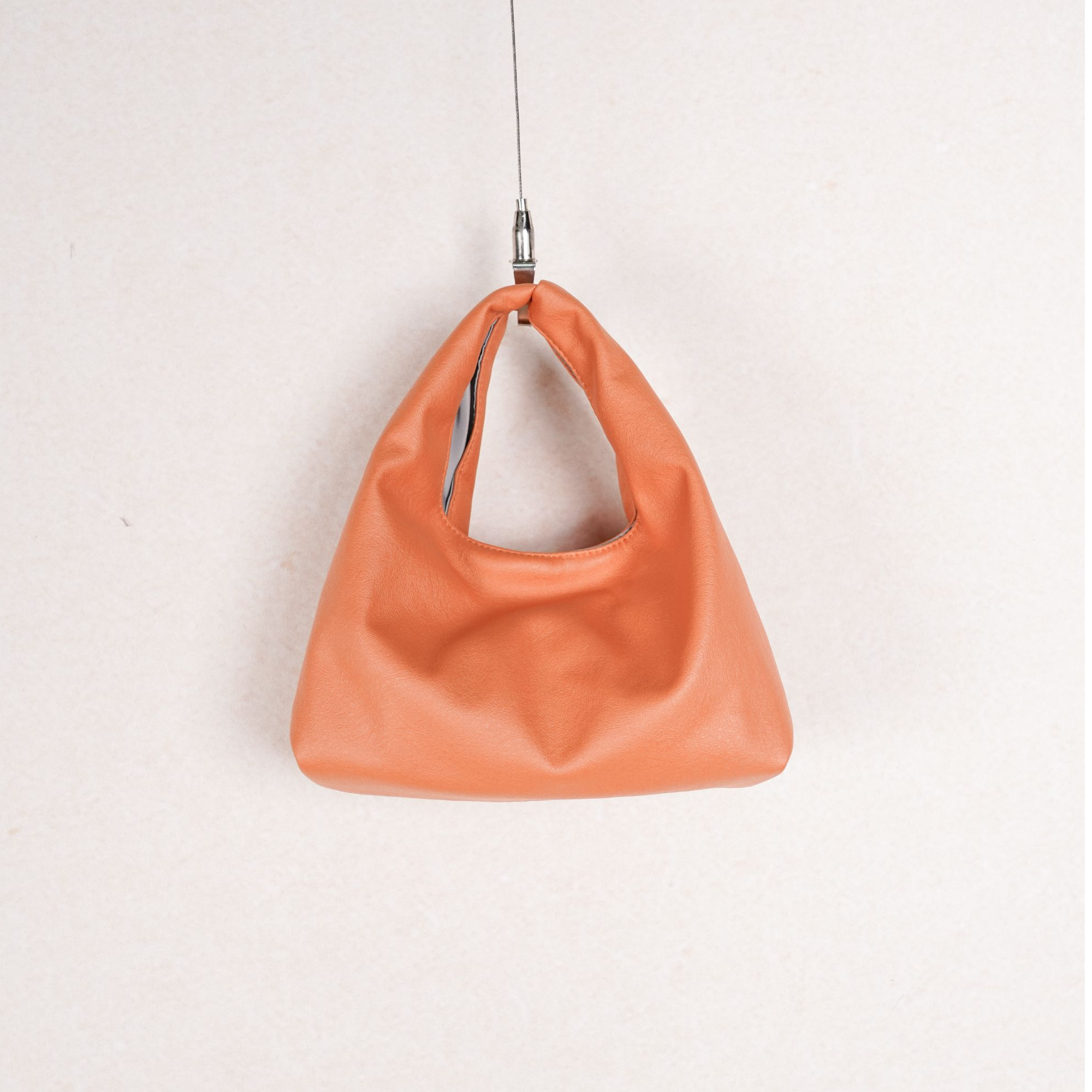 无则艺【科技布三角手拎包】橙色原创便携环保科技布轻便,箱包皮具/热销女包/男包,单肩包,淘宝优惠券,粉丝福利购,淘宝优惠卷