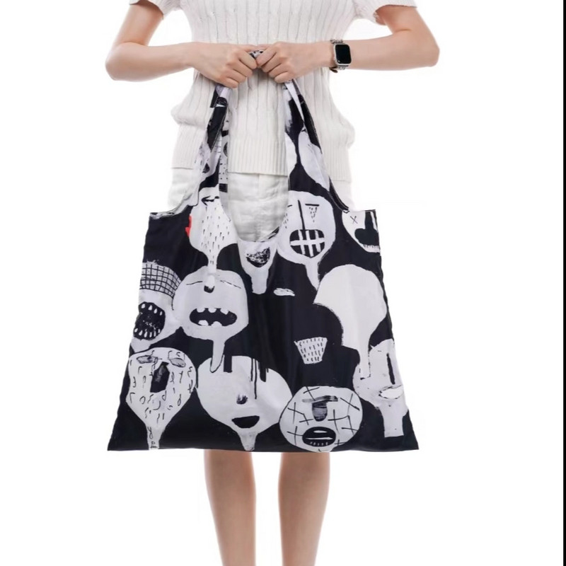 无则艺【妈咪包】黑百相新款大容量布单肩手提包旅行妈咪包,箱包皮具/热销女包/男包,单肩包,淘宝优惠券,粉丝福利购,淘宝优惠卷