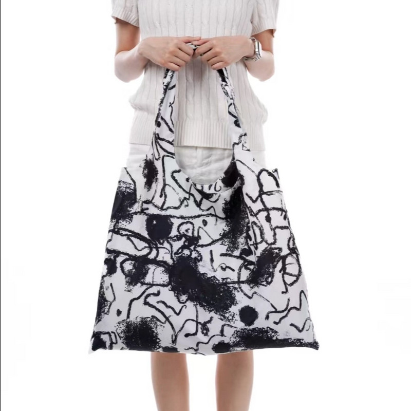 无则艺【妈咪包】黑墨新款大容量布单肩手提包旅行妈咪包,箱包皮具/热销女包/男包,单肩包,淘宝优惠券,粉丝福利购,淘宝优惠卷