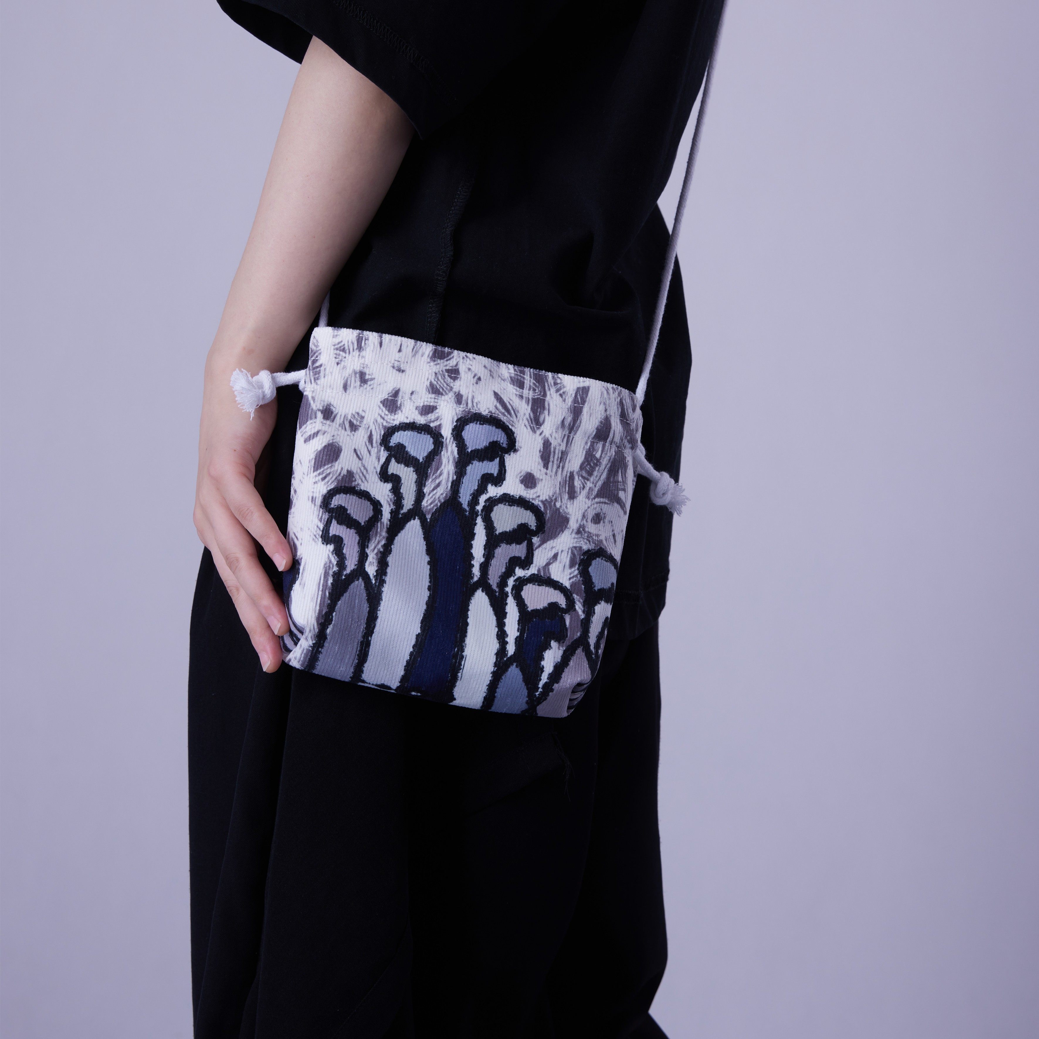 无则艺【长绳福袋包】行者小包便携布包长绳包休闲百搭印花轻便学,箱包皮具/热销女包/男包,单肩包,淘宝优惠券,粉丝福利购,淘宝优惠卷