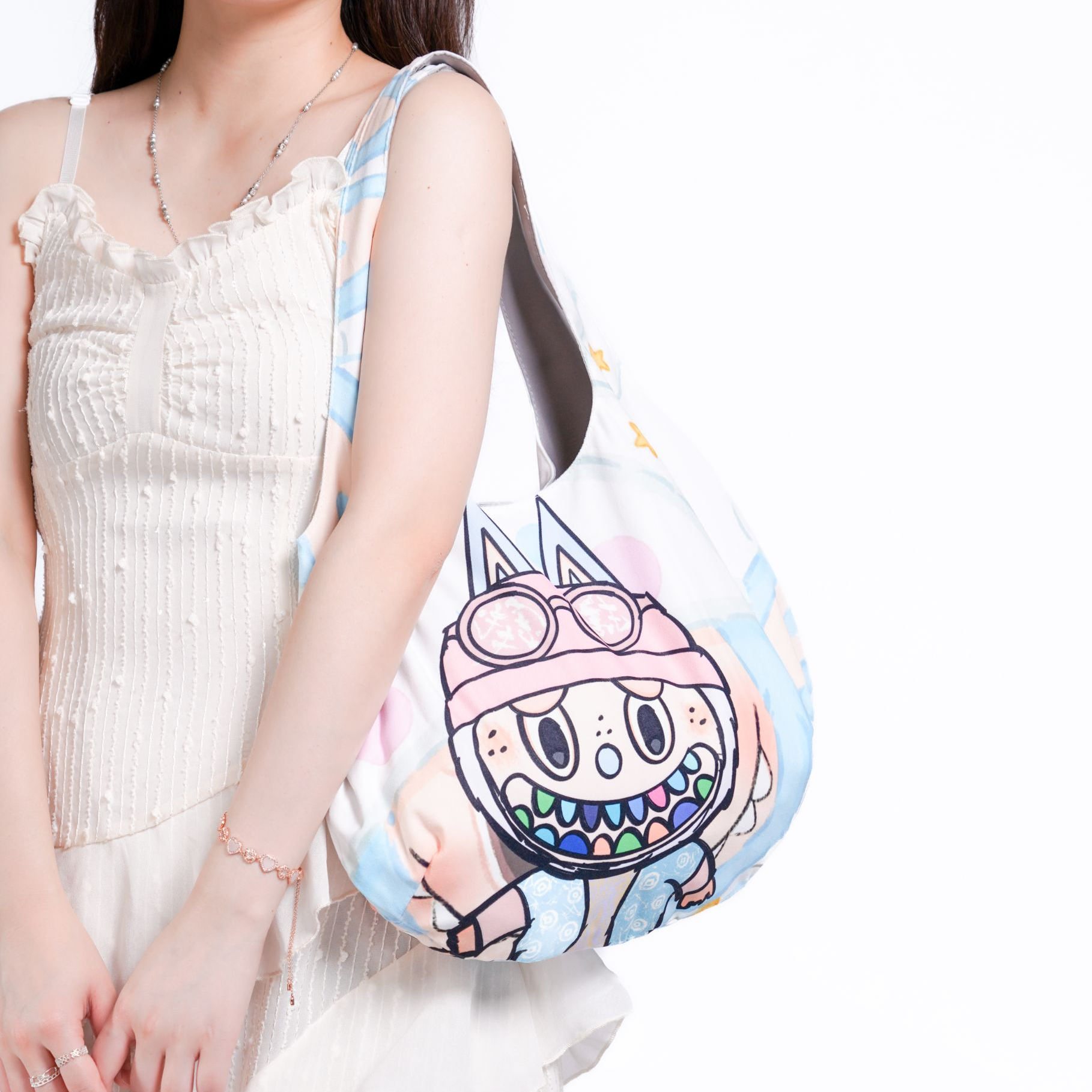 无则艺【腋下水滴包】发财兔单肩包托特包户外印花潮流小众学生休,箱包皮具/热销女包/男包,单肩包,淘宝优惠券,粉丝福利购,淘宝优惠卷