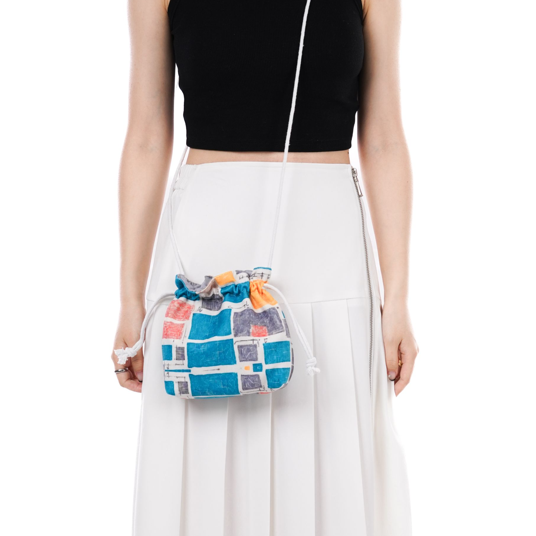 无则艺【长绳福袋包】金秋稻田抽绳小包休闲百搭印花环保轻便学生,箱包皮具/热销女包/男包,单肩包,淘宝优惠券,粉丝福利购,淘宝优惠卷