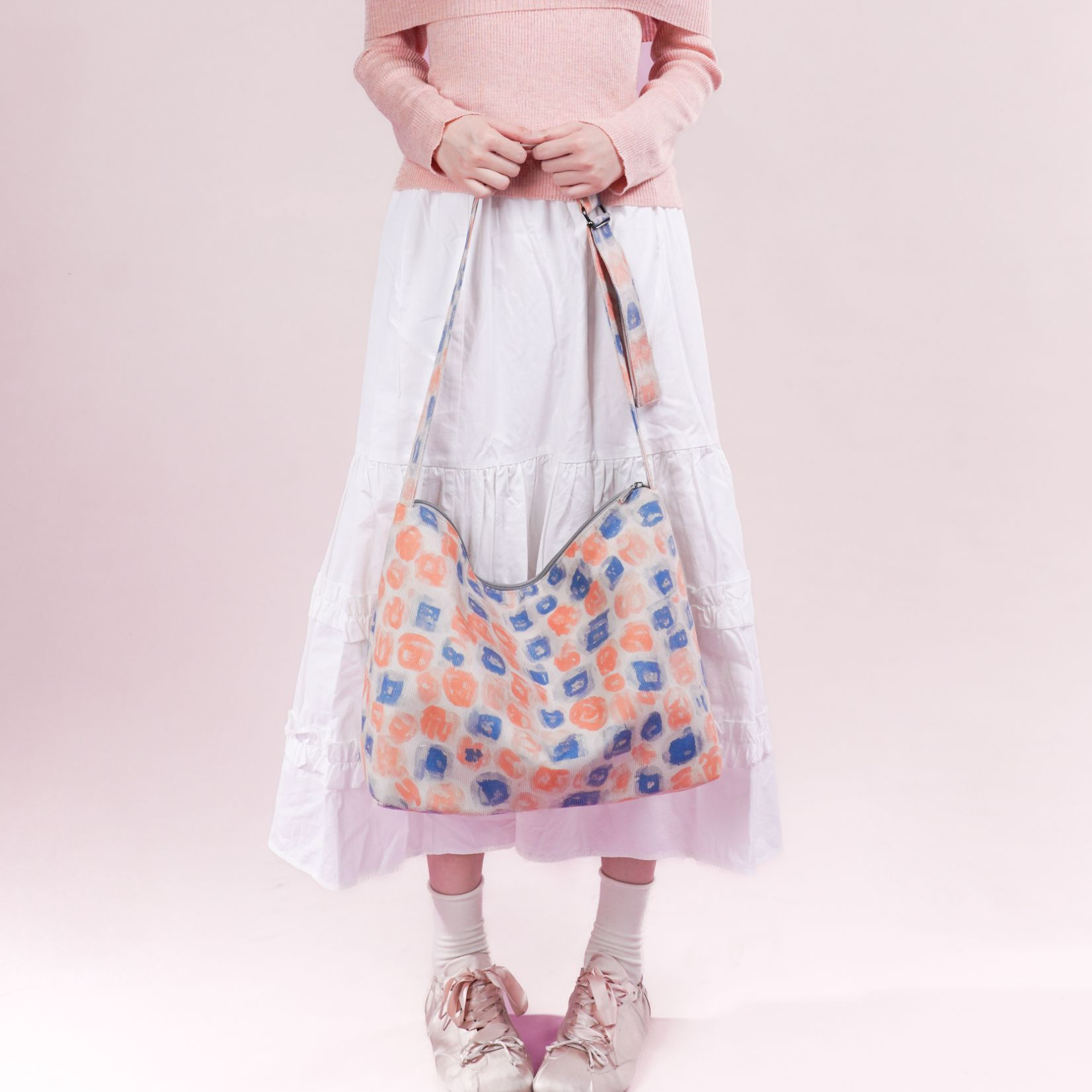 无则艺【宽肩带】橘子宽肩带原创印花多用男女通用帆布袋背包,箱包皮具/热销女包/男包,单肩包,淘宝优惠券,粉丝福利购,淘宝优惠卷