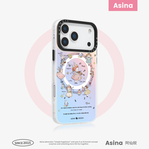 双层imd，镭射发光磁吸壳