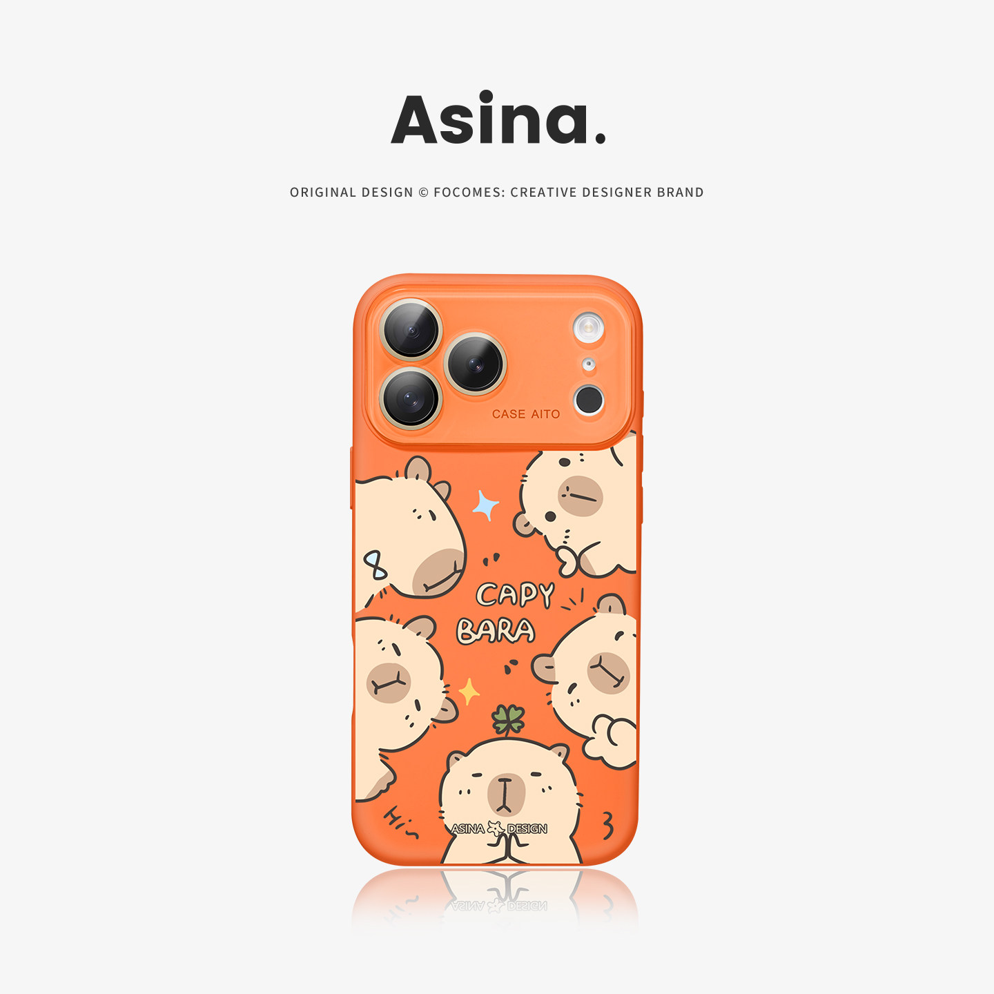 卡皮巴拉适用苹果秒变17promax手机壳iphone16新款保护套14高级感Ao6液态硅胶可爱女生15pro全包镜头13大视窗