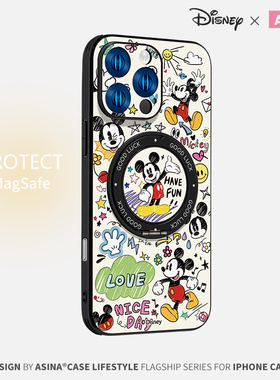 奇思妙想适用苹果17Promax手机壳新款ip15磁吸带支架iPhone16Pro保护套支点14高级感Ho3好看超火网红13pm全包