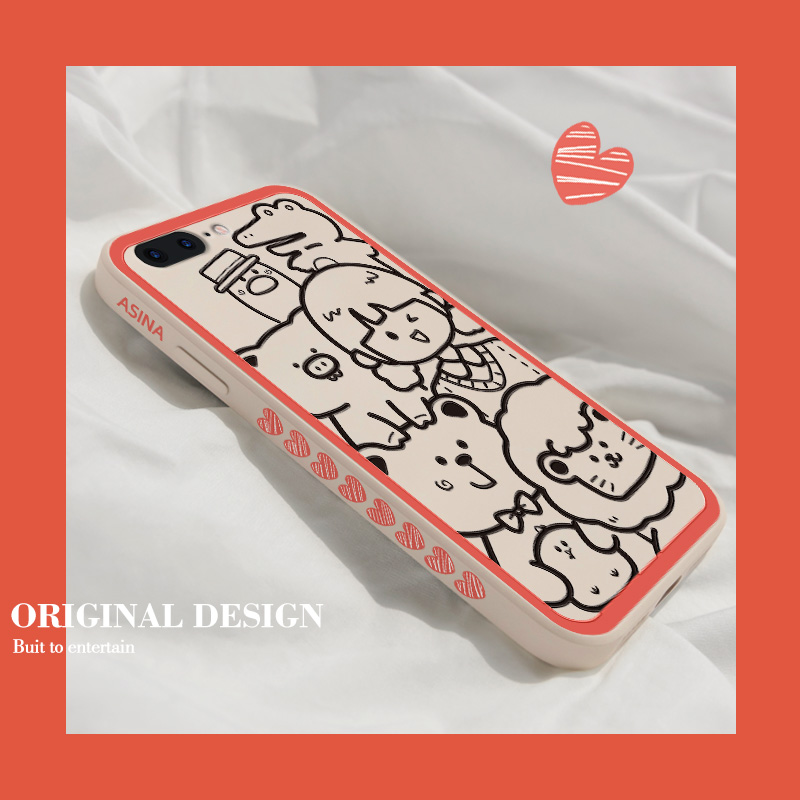 叠叠动物苹果8plusiPhone创意
