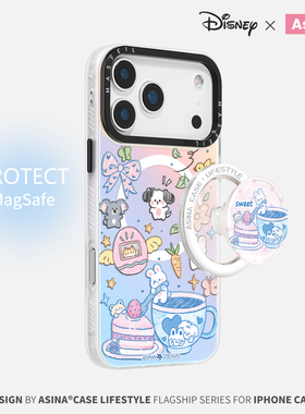 动物涂鸦适用iPhone17Promax手机壳ip15磁吸支架苹果16pro保护套超薄14plus全包12防摔可爱p13Pro新款高级女