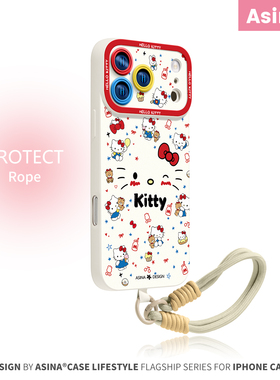 凯蒂乐园适用苹果17Promax手机壳新款iPhone16Pro液态硅胶ip15保护套超薄网红13可爱软全包14pm创意好看12