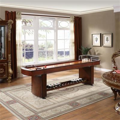 稳乐新款实木沙弧球台标准沙壶球桌家用沙狐球台健身器材