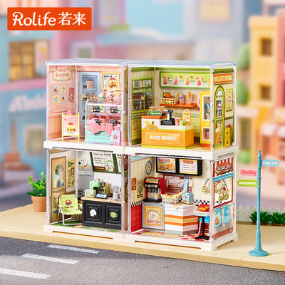 rolife若来超级世界新品mini积木