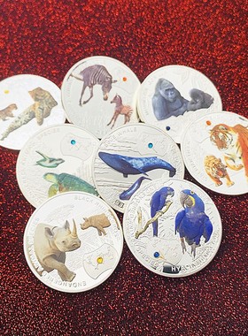 非洲镀银硬币把玩硬币猩猩币