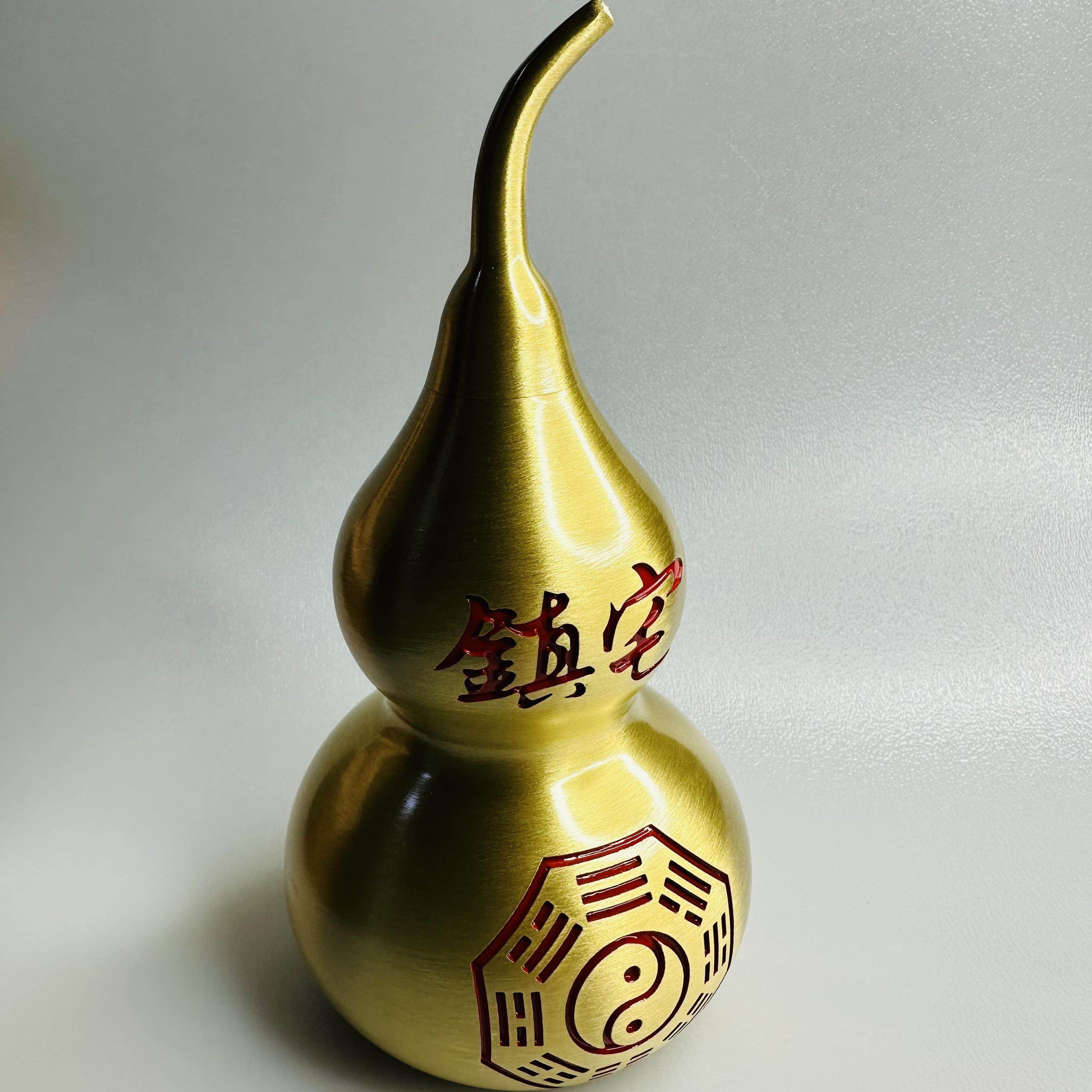 新品 八卦底大葫芦摆件 高20厘米 比老款葫芦体更大