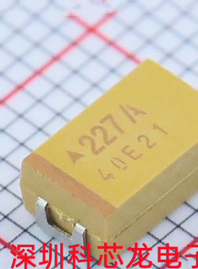 全新原装TAJD227K010RNJ 220uF ±10% 10V D型7343 AVX贴片钽电容