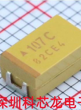 全新原装TAJD107K016RNJ 100uF ±10% 16V D型7343 AVX贴片钽电容