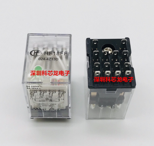 全新原装继电器HF18FF-024-4Z13D