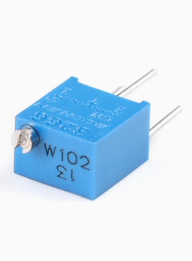 多圈精密可调电阻/电位器 3266W-1-102/103/104/1051K2K10k1M顶调