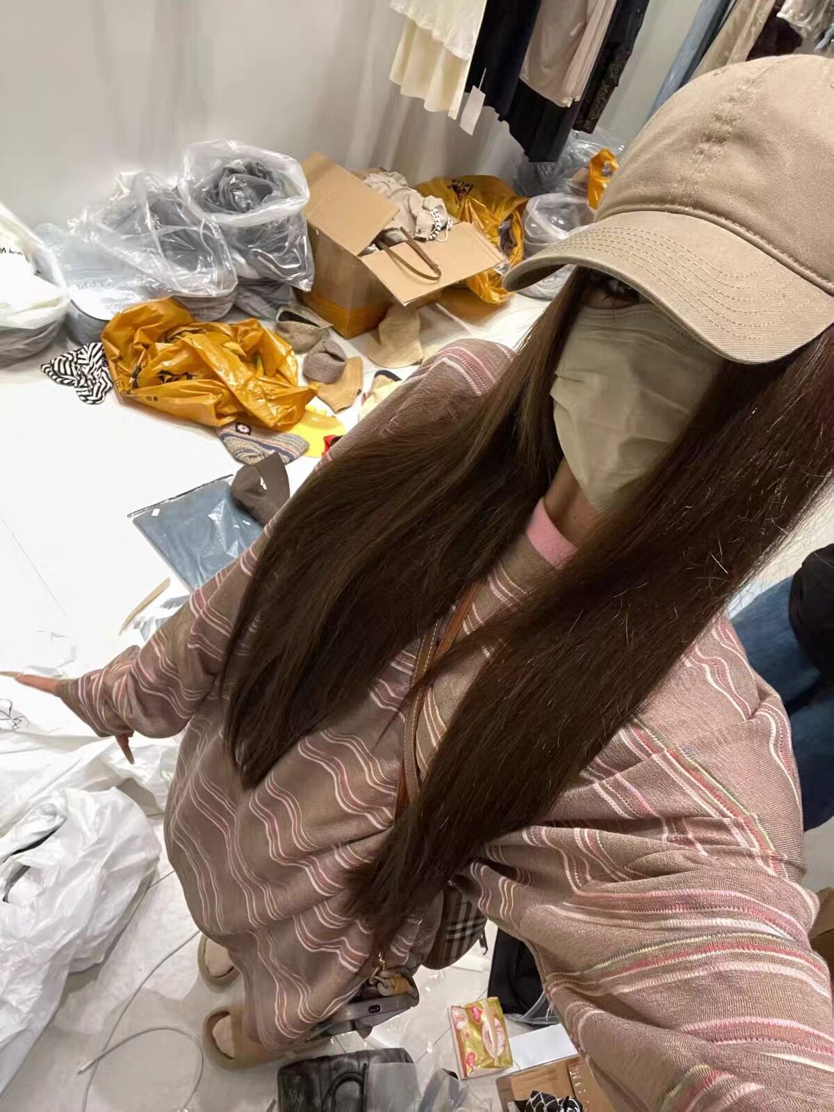 2026秋季新款韩版时尚百搭显瘦撞色条纹上衣+短裤套装女