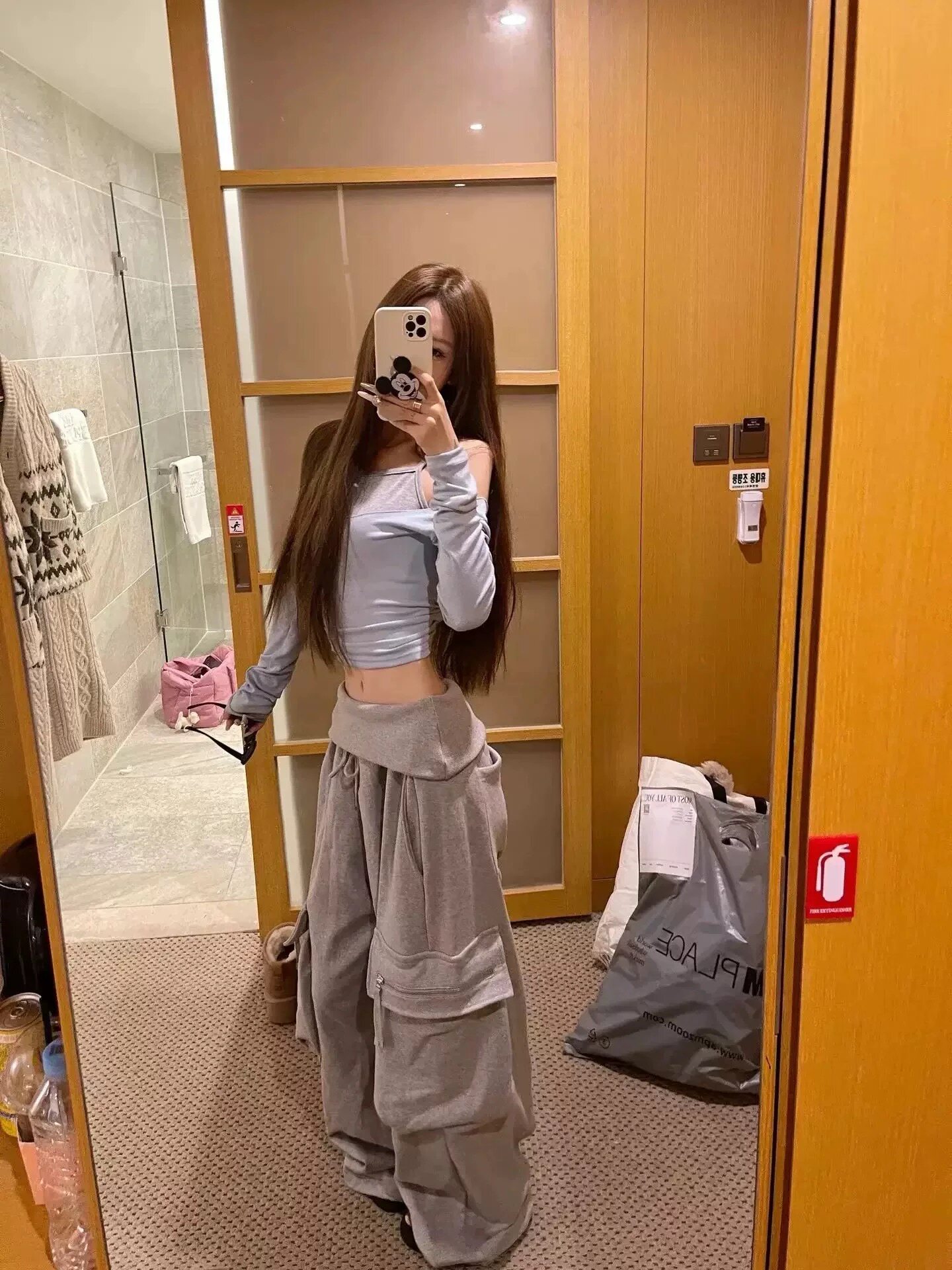 2026新款韩版时尚百搭显瘦高级感气质工装裤休闲裤套装女