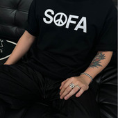 T恤TEE 舒服公司短袖 清仓特价 SUPERTOFU反战概念主题细节唛头