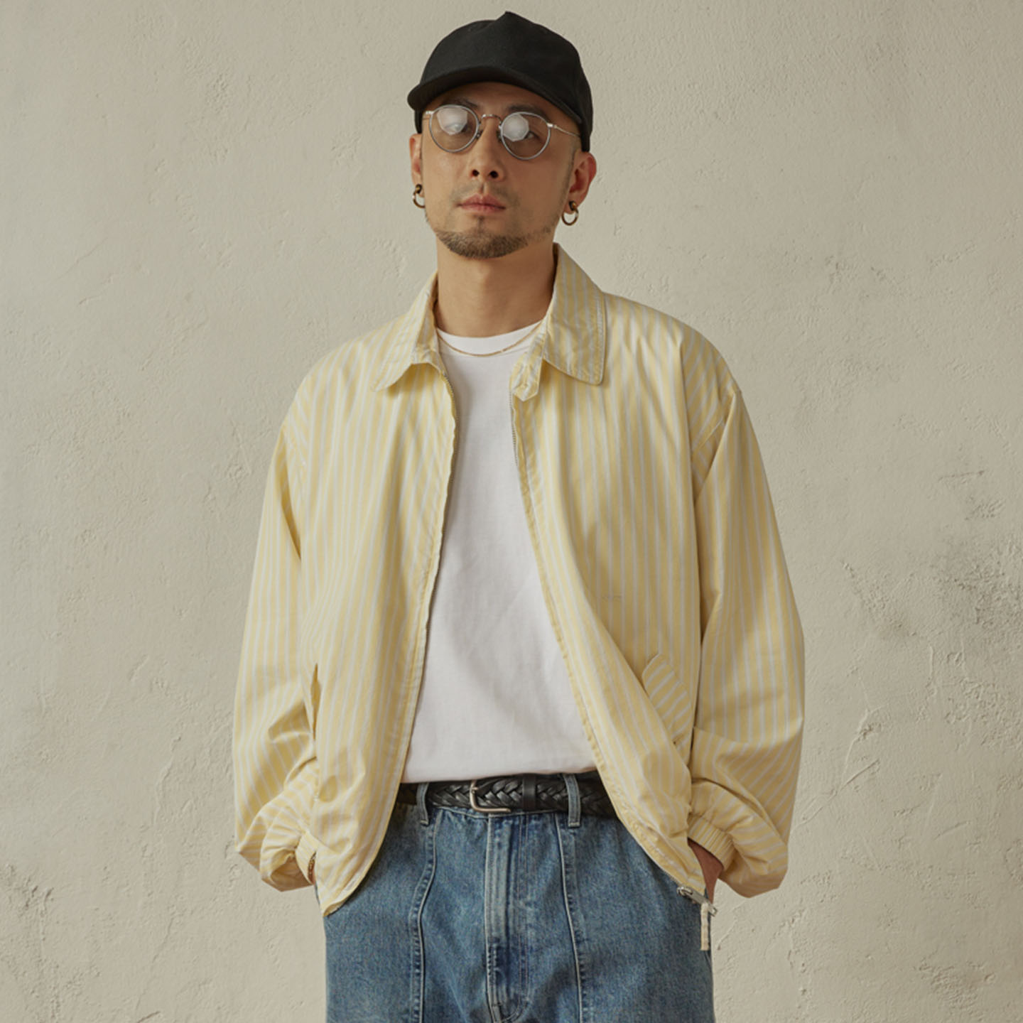 SUPERTOFU 衬衫外套 ideal进口拉链 轻量化条纹 哈林顿夹克 AW25