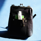 豹纹内衬 SUPERTOFU头层植鞣牛皮 分层收纳 真皮斜挎口金包手机包