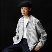 外套 SUPERTOFU AW25 工装 口袋细节 竖条纹 衬衫