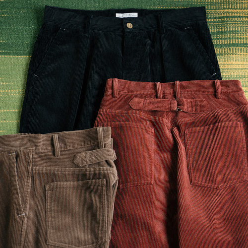 350g重磅灯芯绒直筒长裤