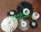 定制小型毛刷轮滚筒刷清洗机尼龙丝空心毛刷轮小型清扫毛刷轮