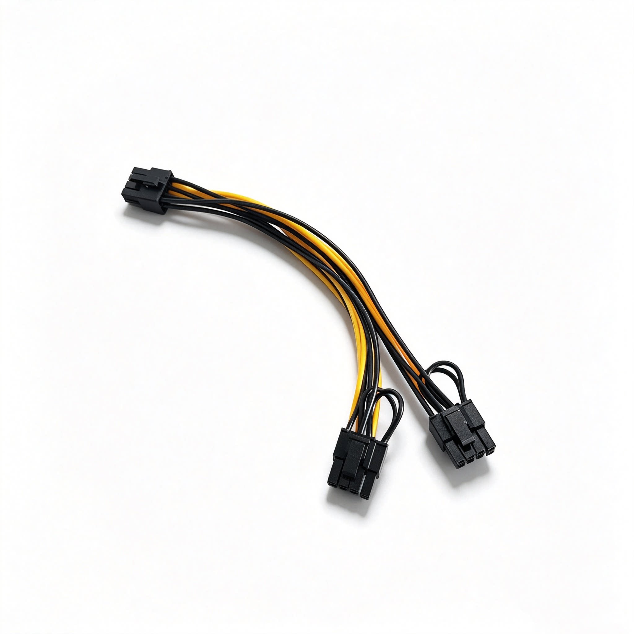 GPU 8pin公转双8pin(6+2)显卡电源线 CPU 8P公头转GPU双8P公模组