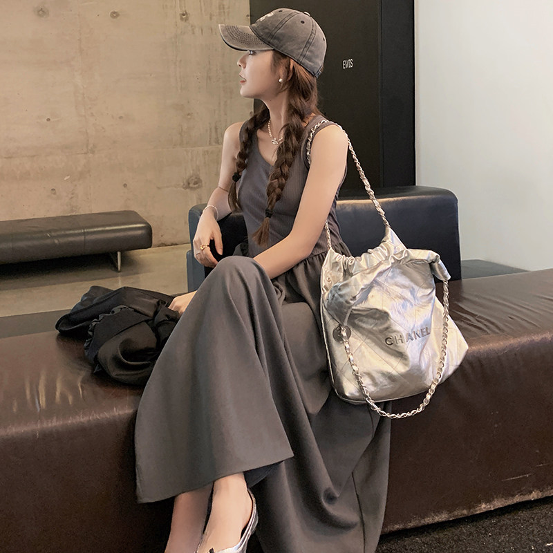 已出2023夏季新款拼接背心裙连衣裙225-23060-P115（控168），女装连衣裙，浙宝225