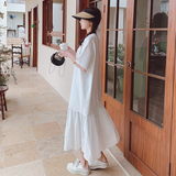 已出2023夏季新款拼接连衣裙宽松女225-23058-P115（控168），女装连衣裙，浙宝225