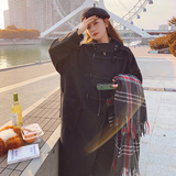 2022冬季新款黑色长款毛呢外套225-7039-P185（控268），女装毛呢外套，浙宝225