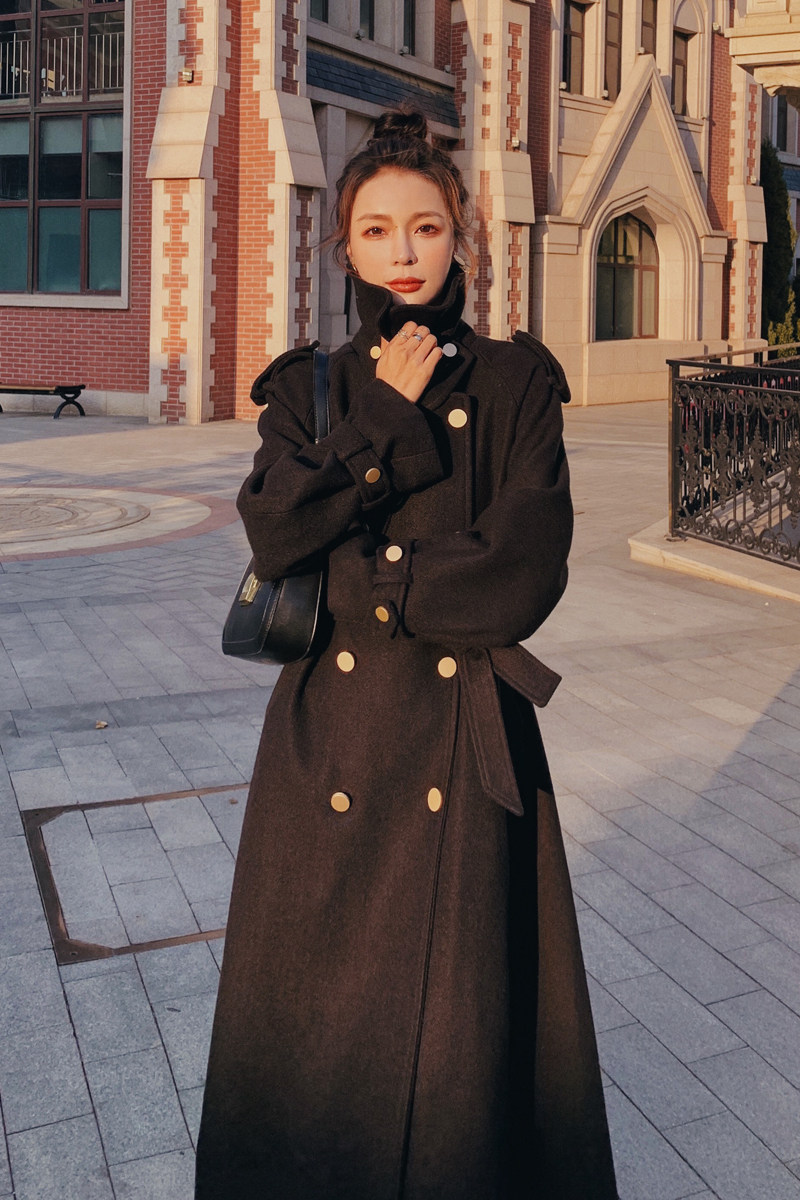 已出货2020冬季新款金属扣毛呢外套225-9926-P185（控258）,女装毛呢外套,浙宝225